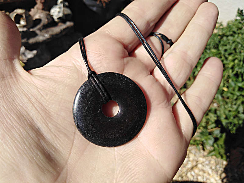 Black Onyx Pi Stone 35mm