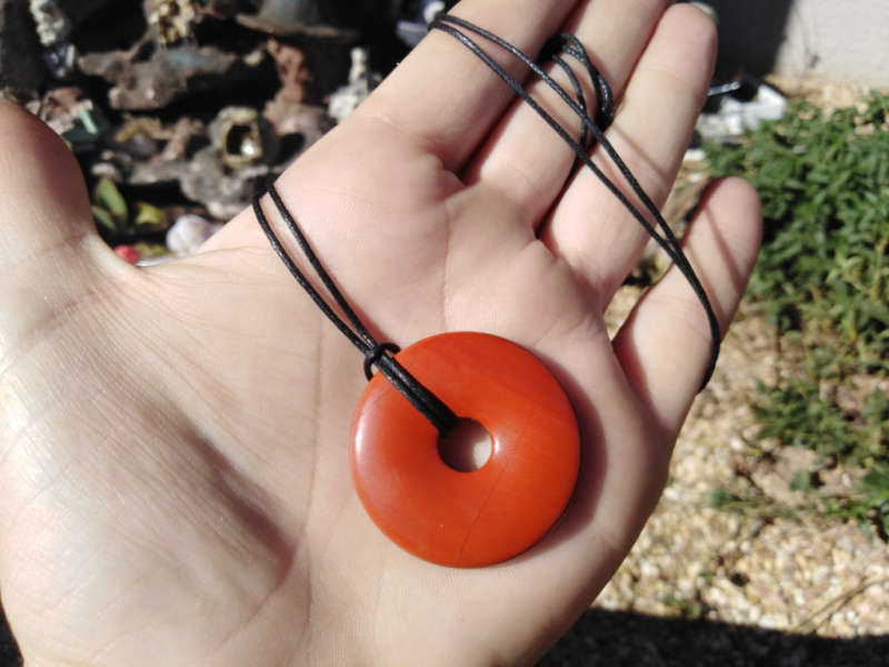 Red Jasper Pi Stone 35mm
