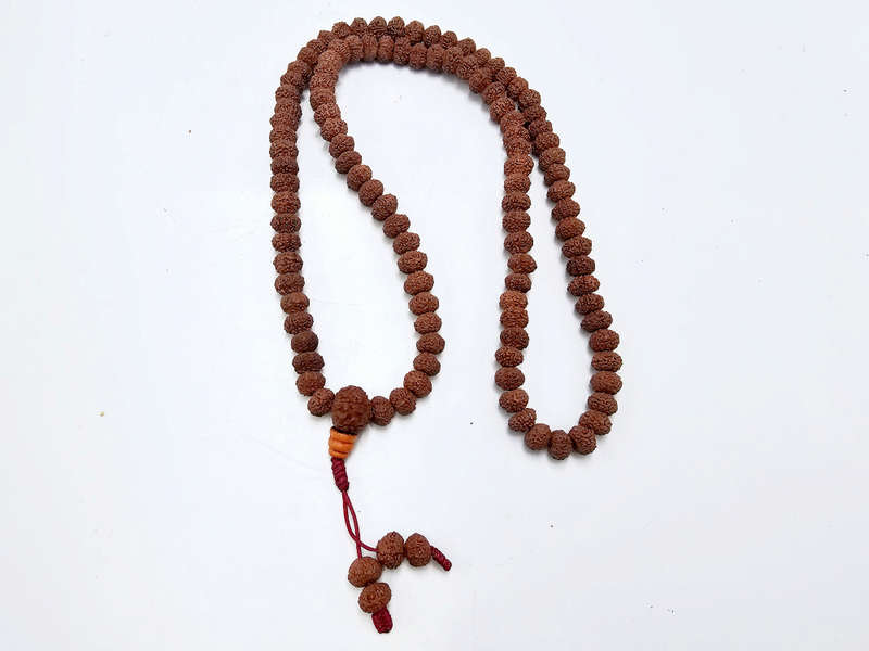 Rudraksha Mala Necklace 10 Mukhi (8mm)