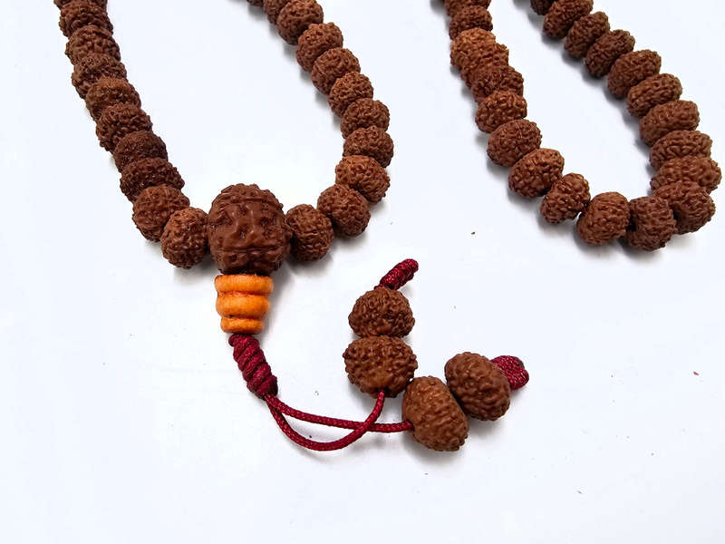 Rudraksha Mala Necklace 10 Mukhi (8mm)