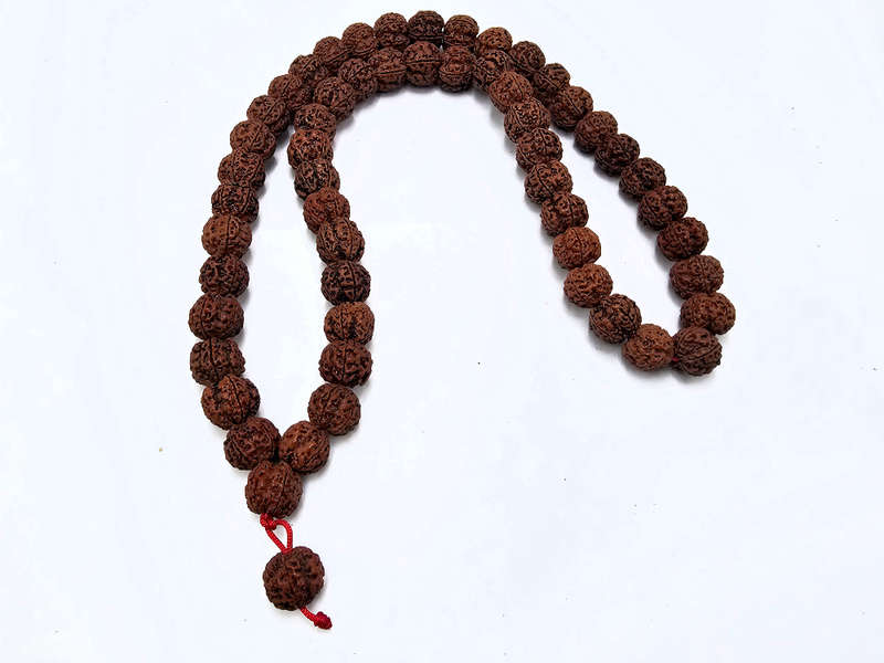 Rudraksha Mala Necklace 5 Mukhi (18mm)