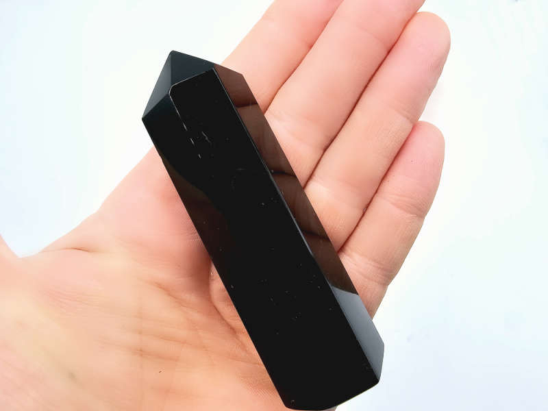 Black Obsidian Crystal Point (8-10cm)