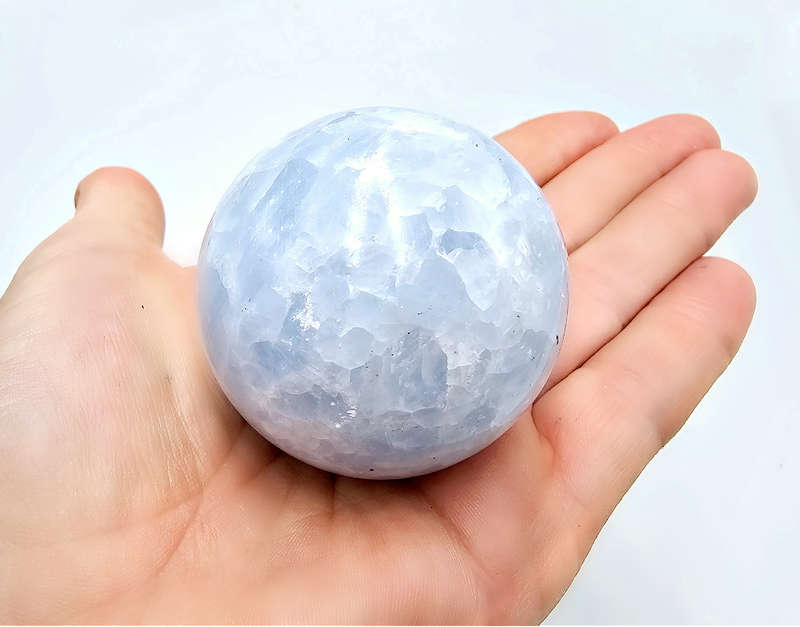 Blue Calcite Sphere A (197g)