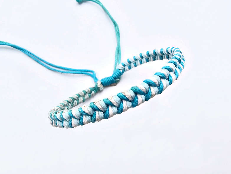 String Bracelet (Blue) Adjustable