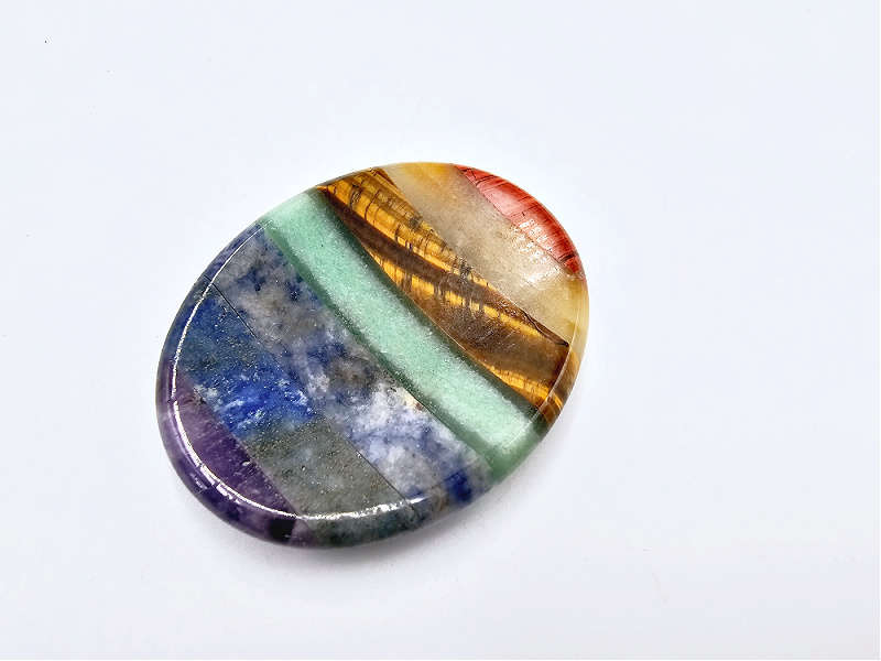 Chakra Oval Worry Stone