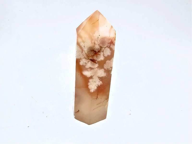 Flower Agate Polished Point A (135g)