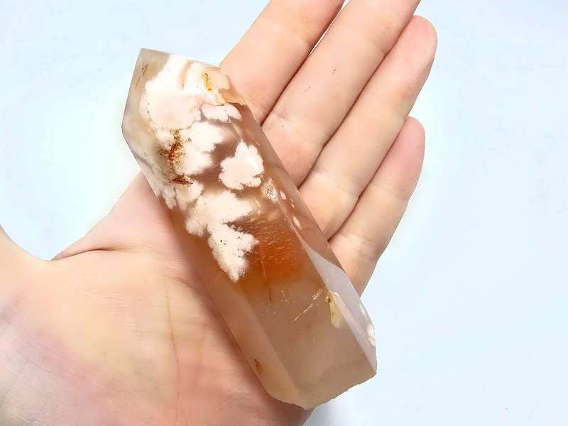 Flower Agate Polished Point A (135g)