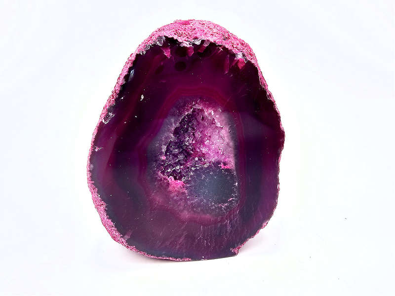 Agate Geode Freeform Standing (Pink)