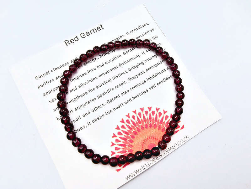 Red Garnet Bangle (4mm)