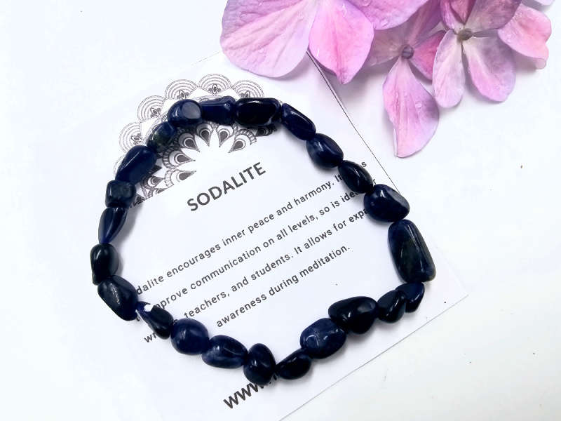 Sodalite Nugget Bangle