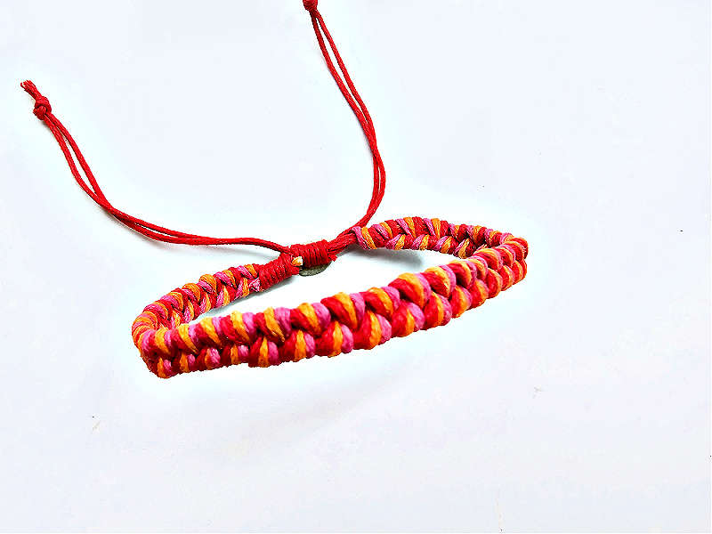 String Bracelet (Red) Adjustable