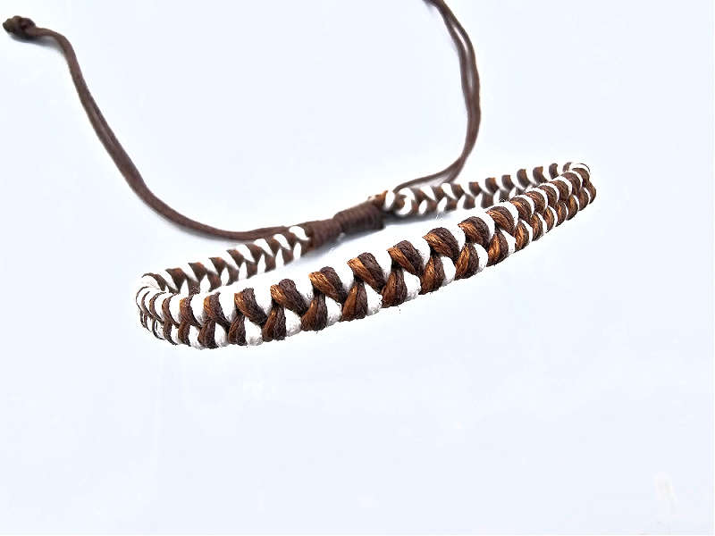 String Bracelet (Brown) Adjustable