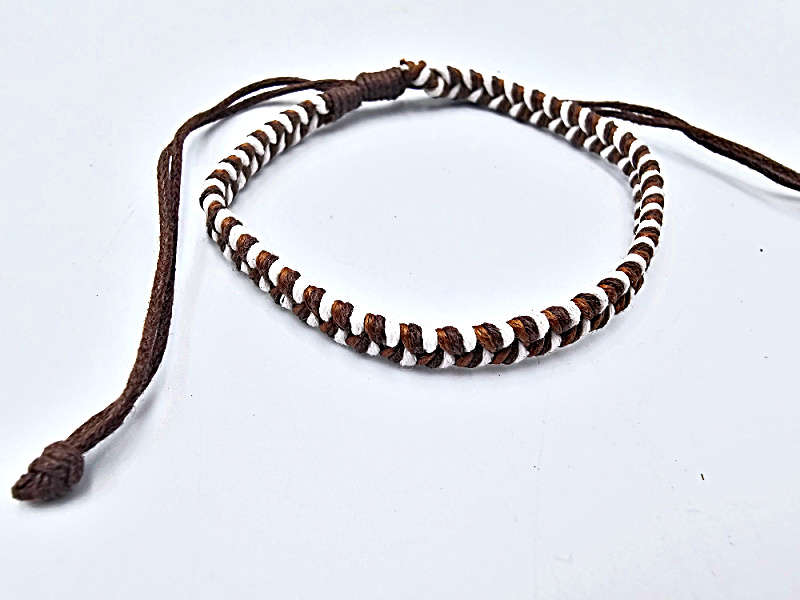 String Bracelet (Brown) Adjustable