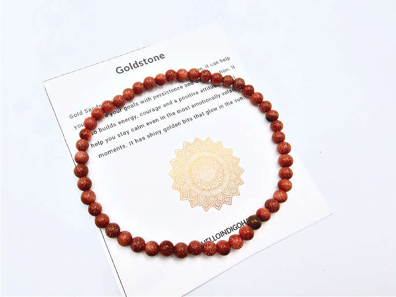 Goldstone 4mm Bangle