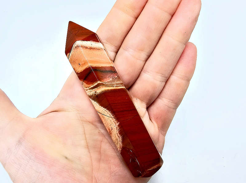 Red Jasper Crystal Point A (10cm)