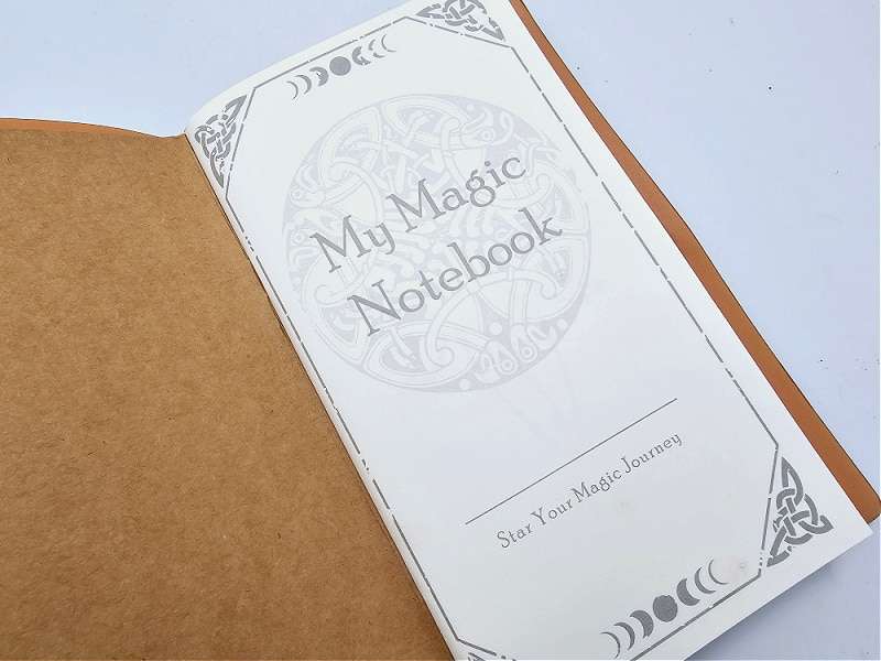 Meditation Chakra Magic Book Brown (20x12cm)