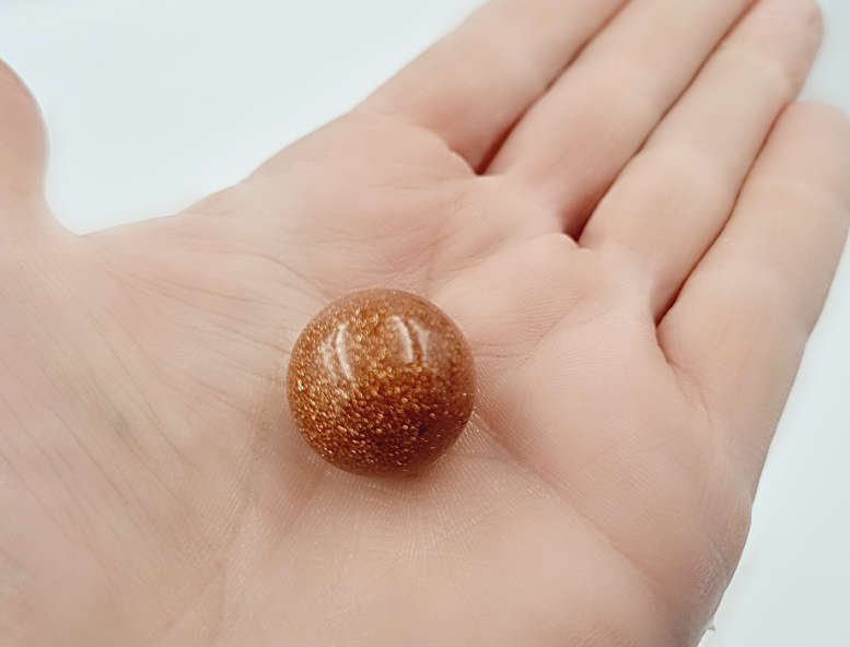 Goldstone Sphere (2cm) (Ambition &amp; Positivity)