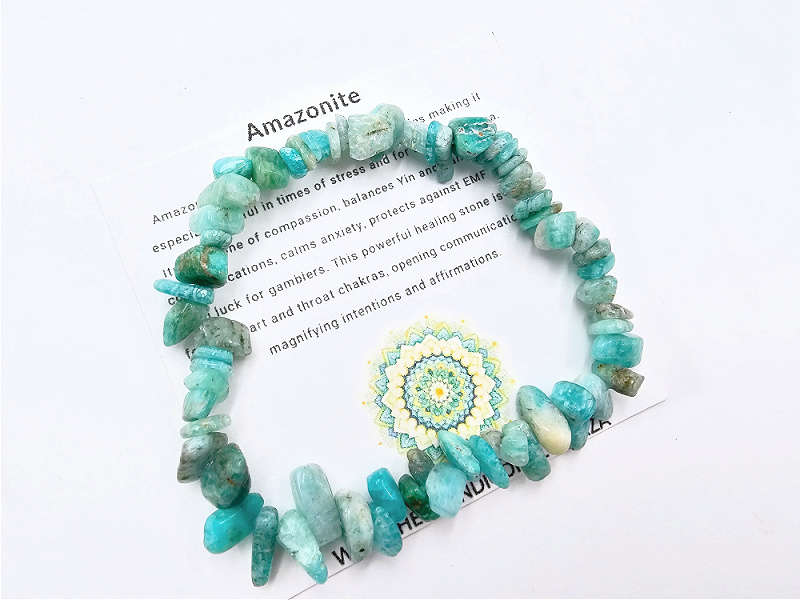 Amazonite Chips Bangle