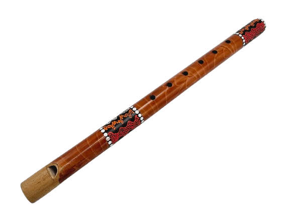 Carved Bamboo Flute (40cm)