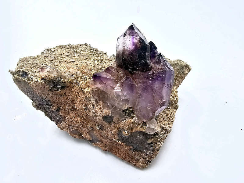 Amethyst Cluster on Matrix A (280g)