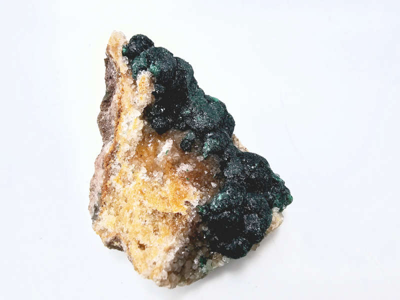 Ball Malachite on Quartz Specimen Rare - B (56g)