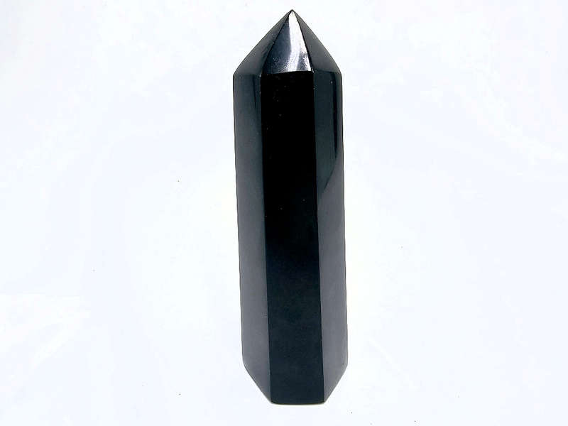 Black Basalt Polished Point E (366g)