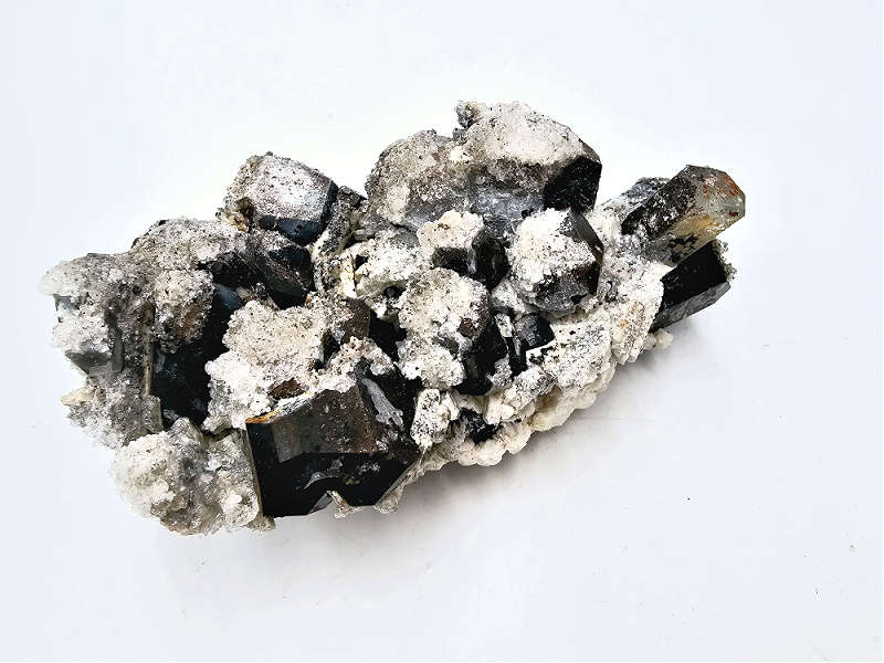 Black Tourmaline &amp; Hyalite F (326g)