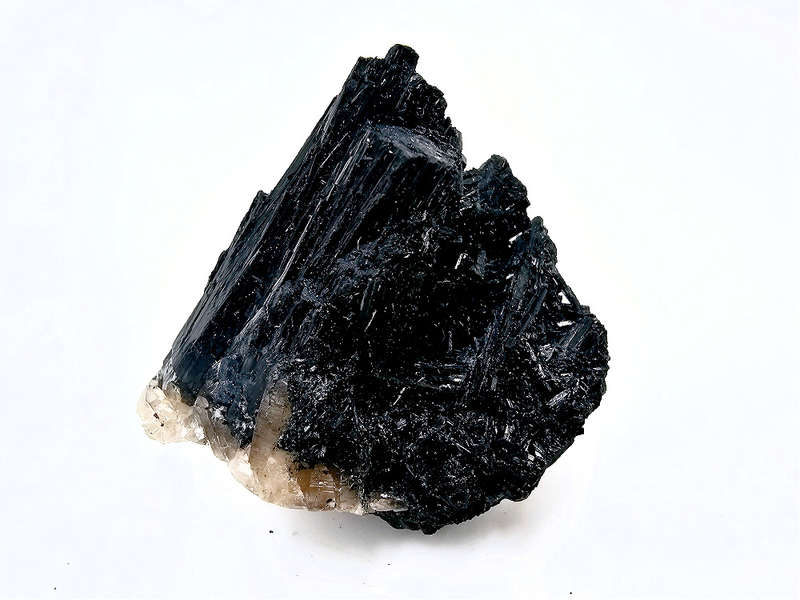 Black Tourmaline Rough Q (72g) Smoky Quartz