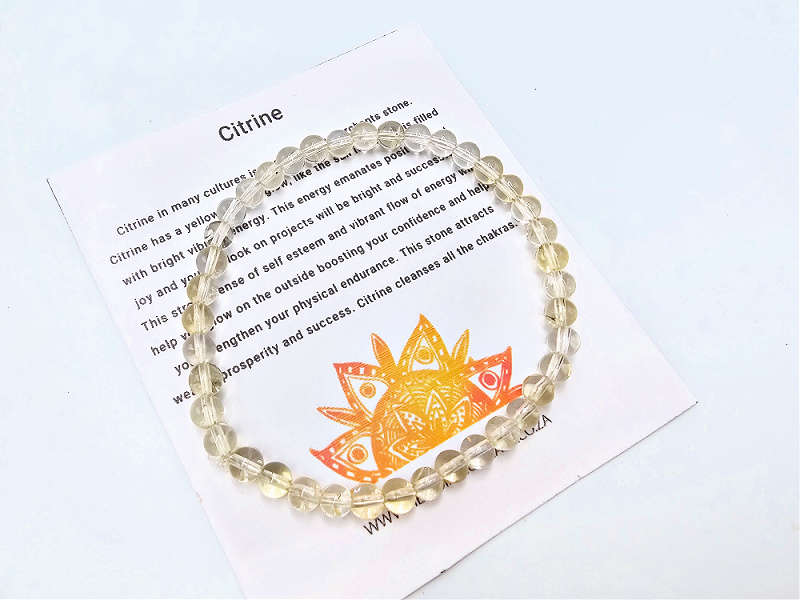 Citrine Bangle (4mm)