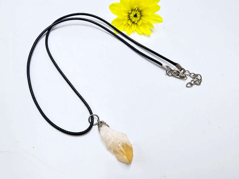 Citrine Rough Necklace (3-5cm)