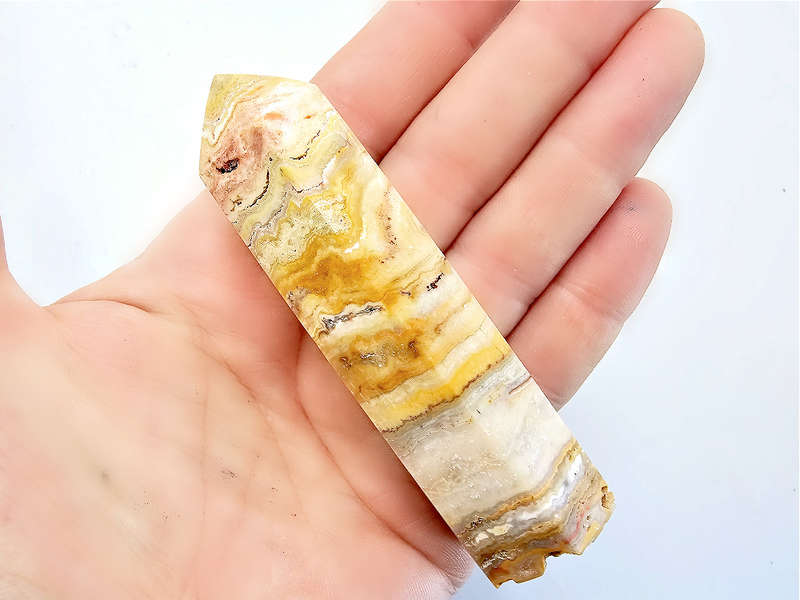 Crazy Lace Agate Polished Point B (89.32)
