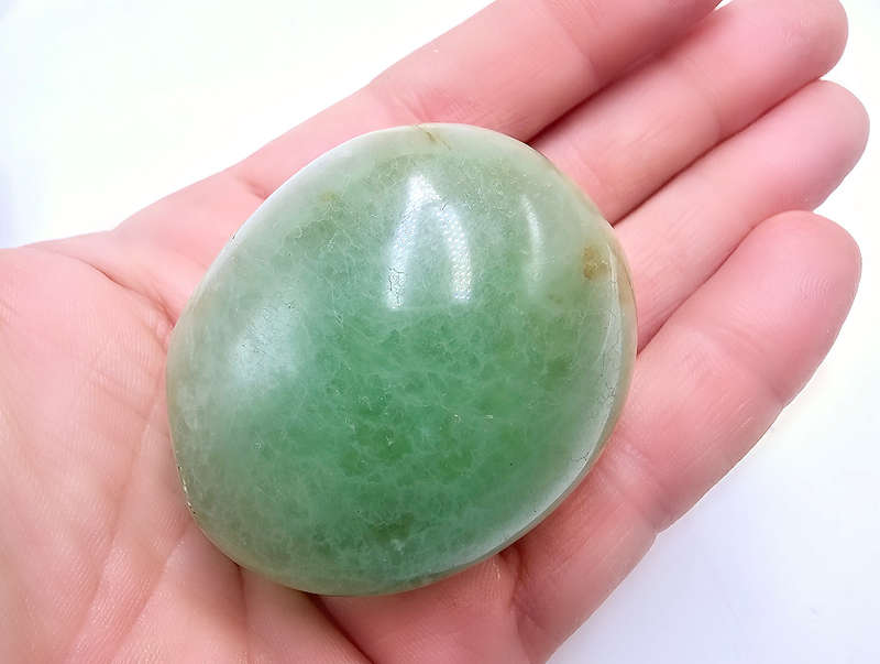 Fluorite Palm Stone Emerald Green B (136g)