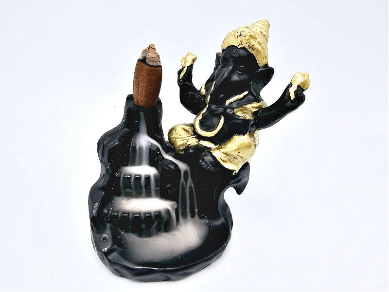 Backflow Incense Burner Ganesh