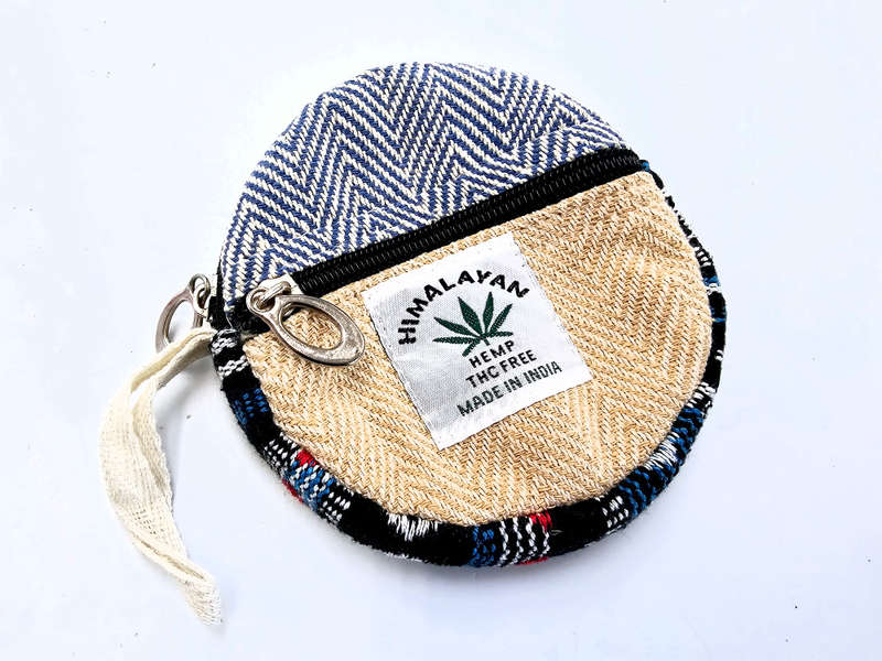 Hemp Round Money Purse C