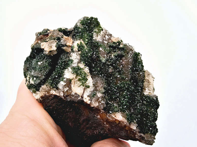 Libethenite on Ironstone Matrix D (318g) Rare