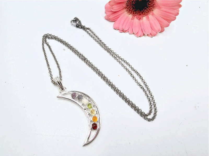 Moon Chakra Gemstone Necklace