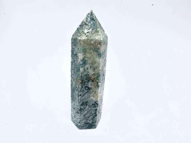 Moss Agate Polished Point A (9cm)