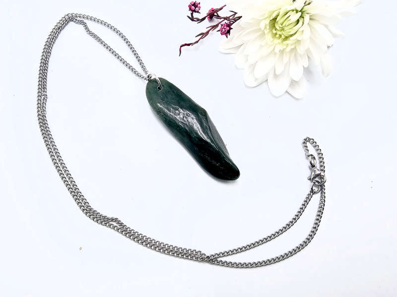 Nepherite Jade Necklace Polished