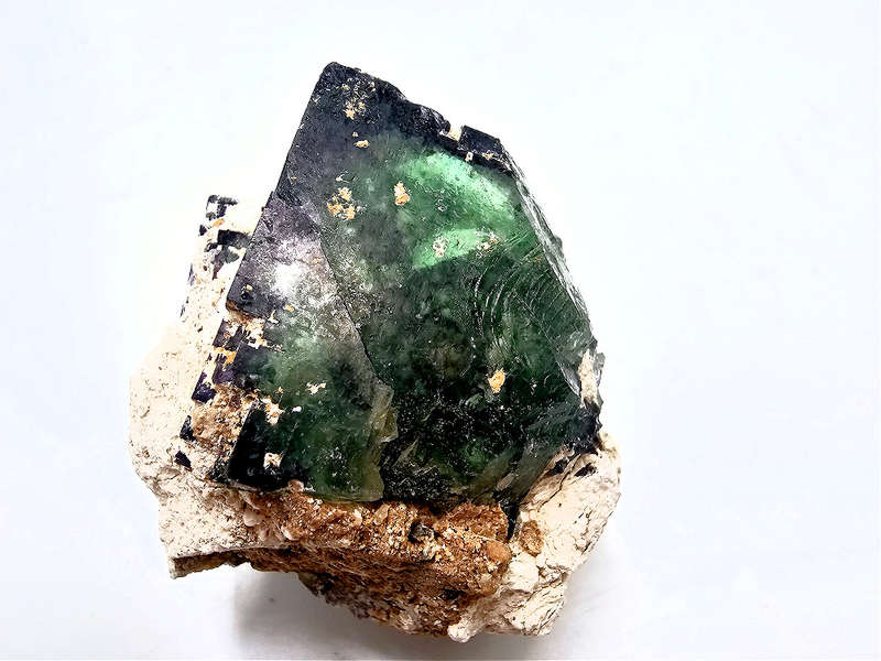 Okorusu Fluorite T (110g) Sand Inclusions