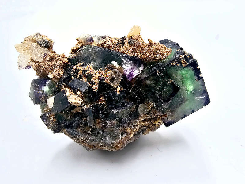 Okorusu Fluorite W (100g) Sand Inclusions &amp; Phantom