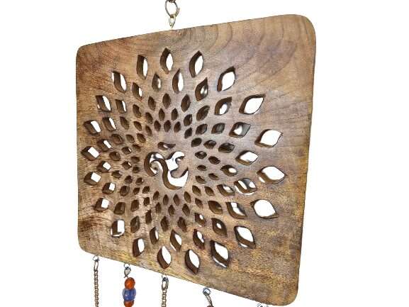 Om Bell Chime Wood (78cm)