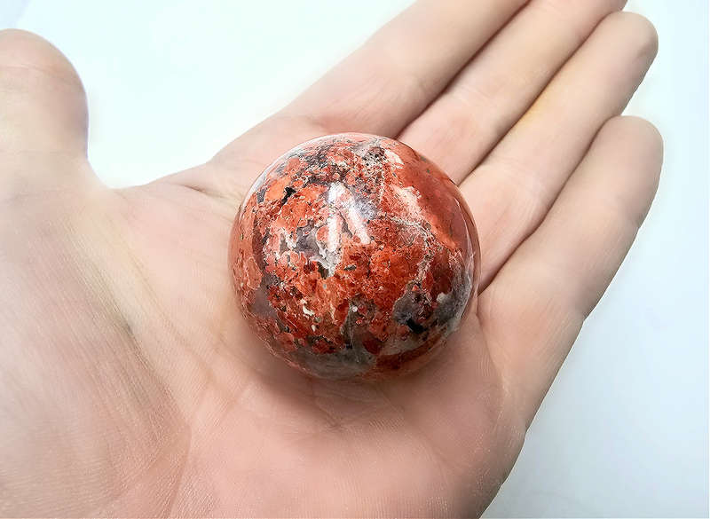 Red Jasper Sphere A (88g)