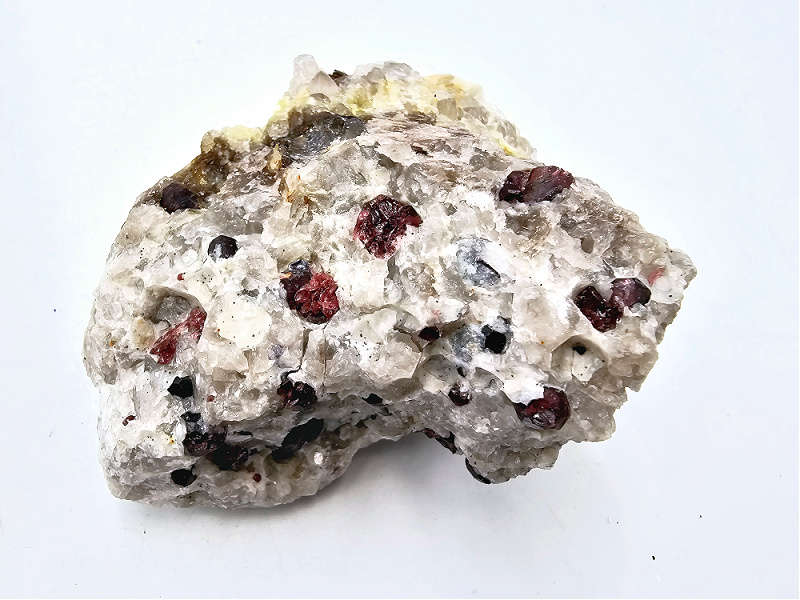Red Pyrope Garnet in Feldspar F (186g)