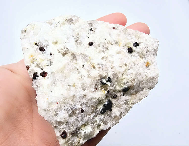 Red Pyrope Garnet in Feldspar J (196g)