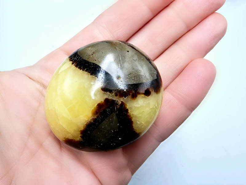 Septarian Polished Palm Stone B (112g)