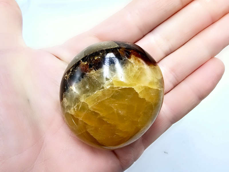 Septarian Polished Palm Stone E (118g)