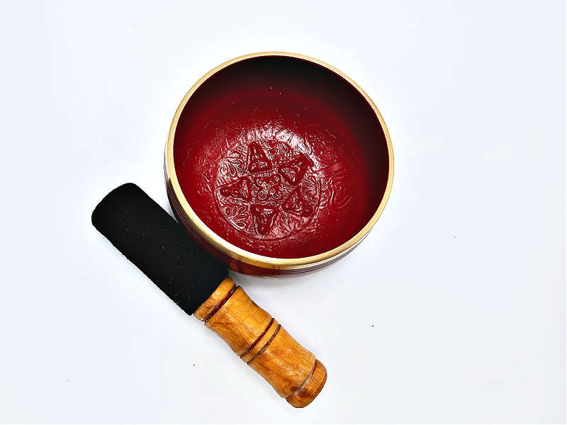 Singing Bowl Brass Red (X-Small)