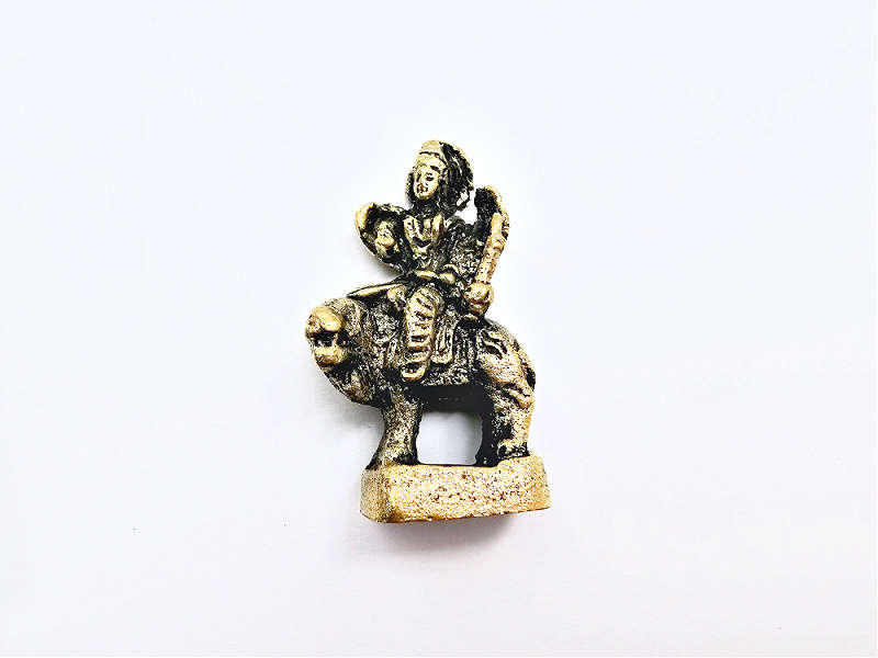 Small Brass Ornament - Durga (3cm)