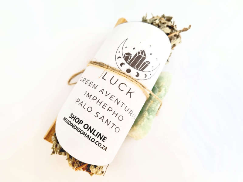 Smudge Stick Luck Combo (Green Aventurine)