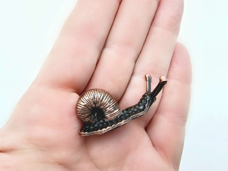 Snail Metal Incense Holder